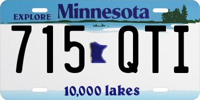 MN license plate 715QTI