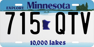 MN license plate 715QTV