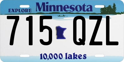 MN license plate 715QZL