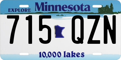 MN license plate 715QZN