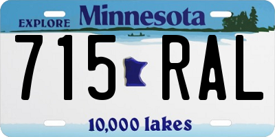 MN license plate 715RAL