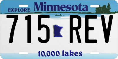 MN license plate 715REV