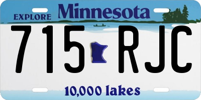 MN license plate 715RJC