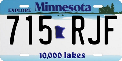 MN license plate 715RJF