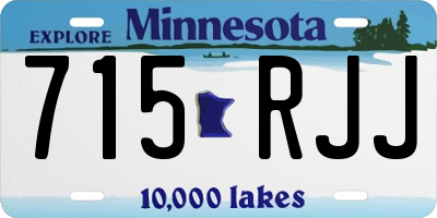 MN license plate 715RJJ
