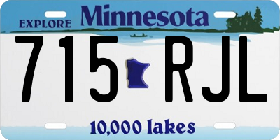 MN license plate 715RJL