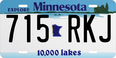 MN license plate 715RKJ