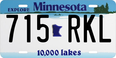 MN license plate 715RKL