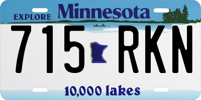 MN license plate 715RKN