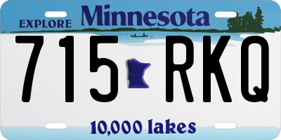 MN license plate 715RKQ