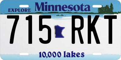 MN license plate 715RKT