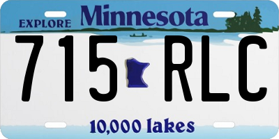 MN license plate 715RLC
