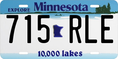 MN license plate 715RLE