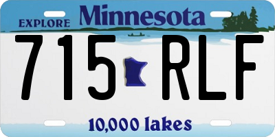 MN license plate 715RLF