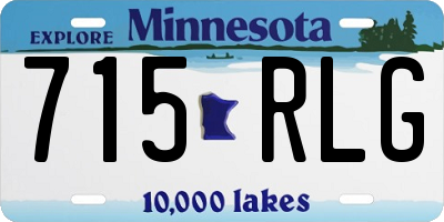 MN license plate 715RLG