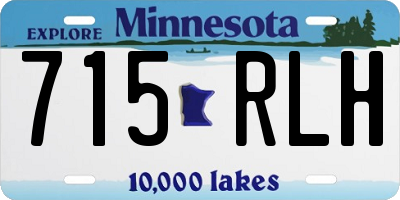 MN license plate 715RLH