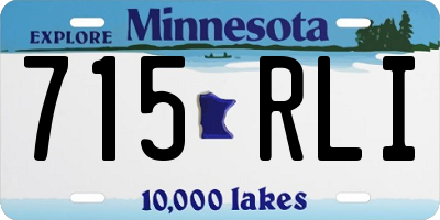 MN license plate 715RLI