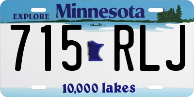 MN license plate 715RLJ