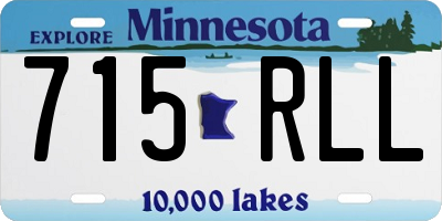 MN license plate 715RLL
