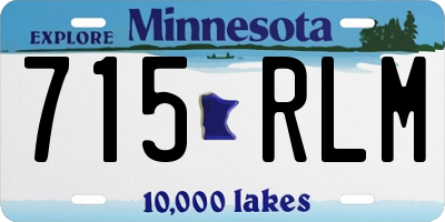 MN license plate 715RLM