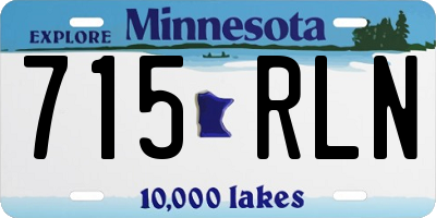 MN license plate 715RLN