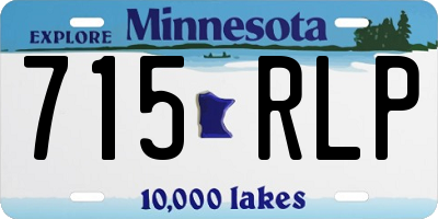 MN license plate 715RLP