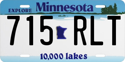 MN license plate 715RLT