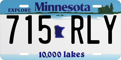 MN license plate 715RLY