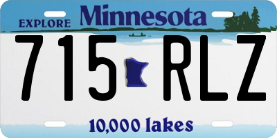 MN license plate 715RLZ