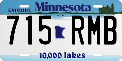 MN license plate 715RMB