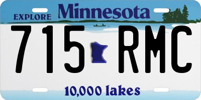 MN license plate 715RMC