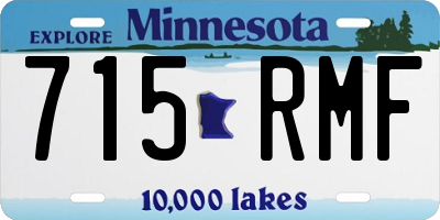 MN license plate 715RMF