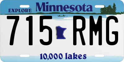 MN license plate 715RMG