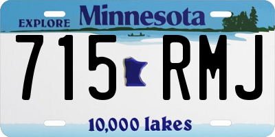 MN license plate 715RMJ
