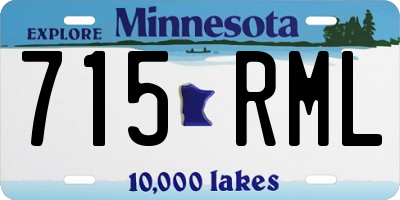 MN license plate 715RML