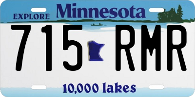 MN license plate 715RMR