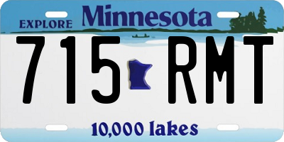 MN license plate 715RMT