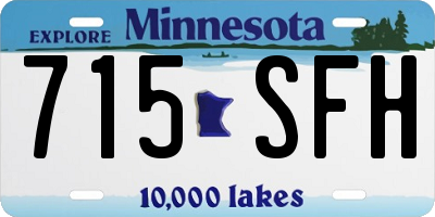 MN license plate 715SFH