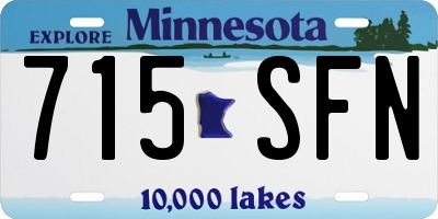 MN license plate 715SFN