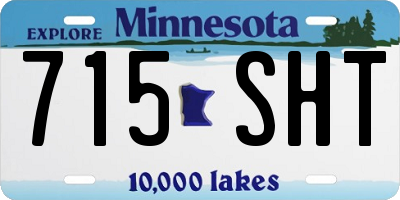 MN license plate 715SHT
