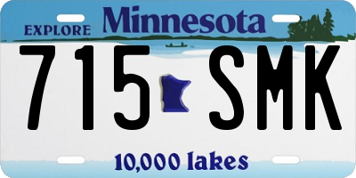 MN license plate 715SMK
