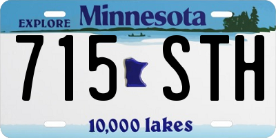 MN license plate 715STH