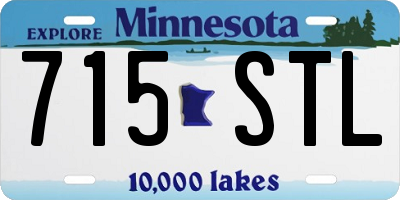 MN license plate 715STL