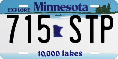 MN license plate 715STP