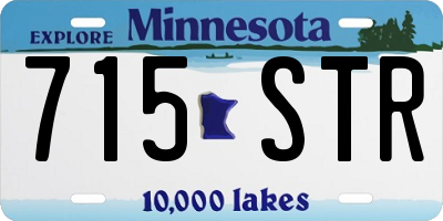 MN license plate 715STR