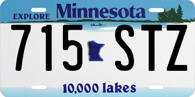 MN license plate 715STZ