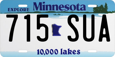 MN license plate 715SUA