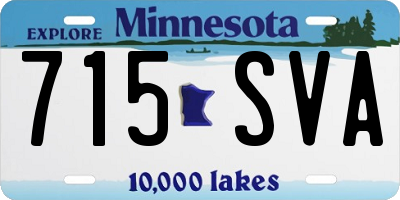 MN license plate 715SVA