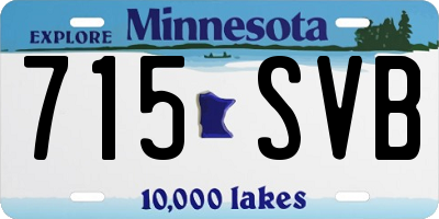 MN license plate 715SVB