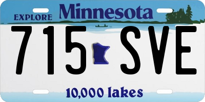 MN license plate 715SVE